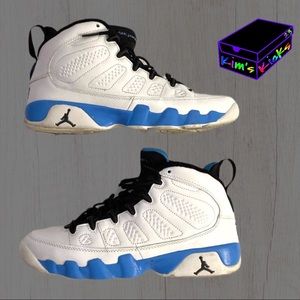 Air Jordan 9 Retro GS 'University Blue' 2010 - Size 7